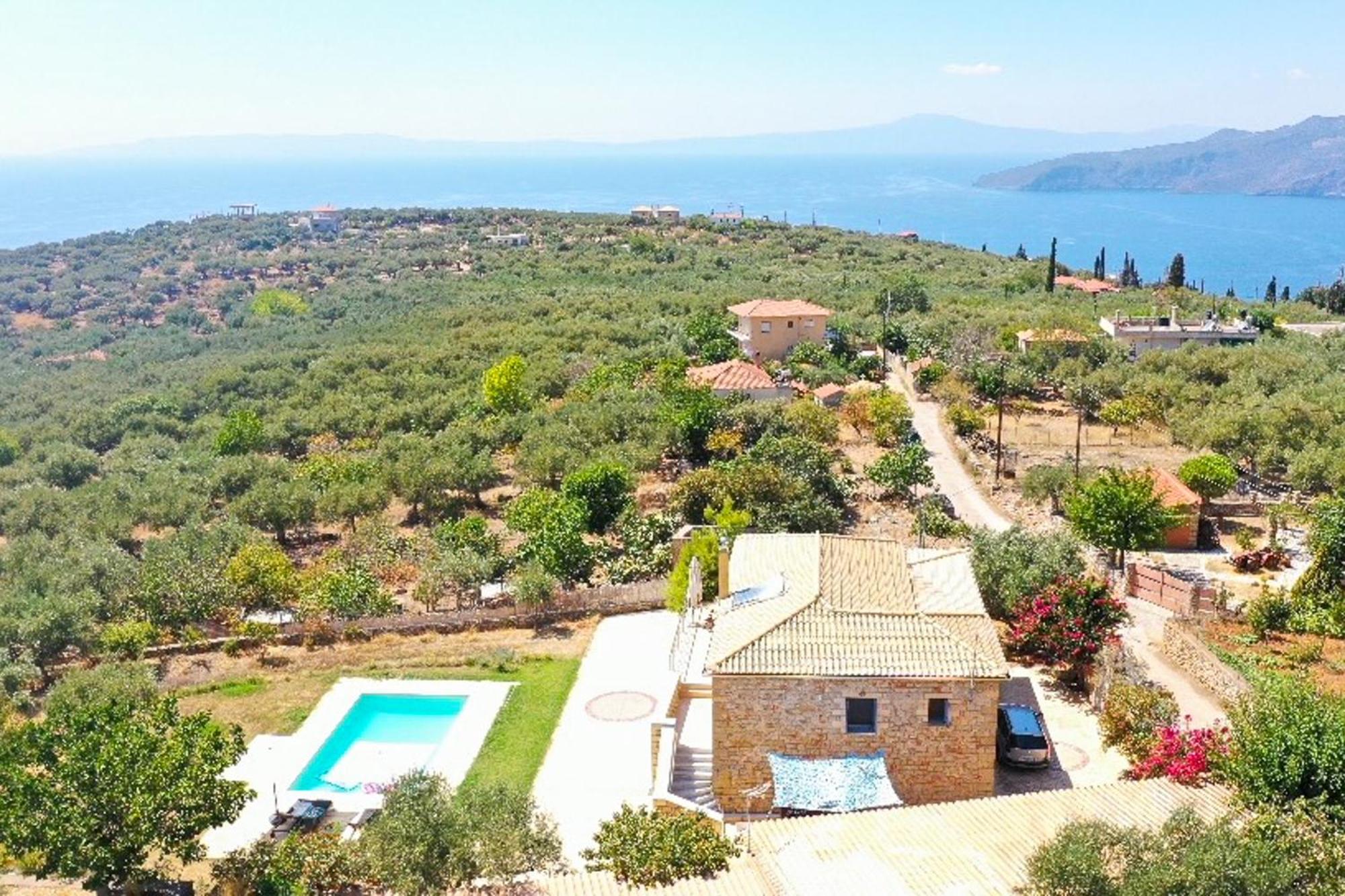 Villa Eleni - Private Pool Bliss Near Kardamili Proastion Exterior photo